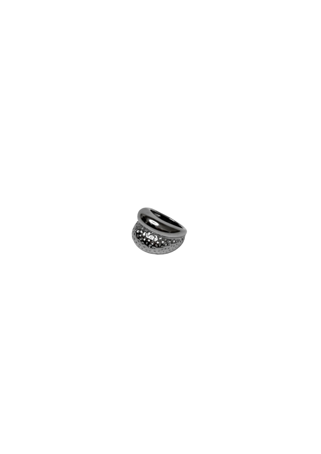 Ova ring silver