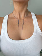 Bente necklace silver