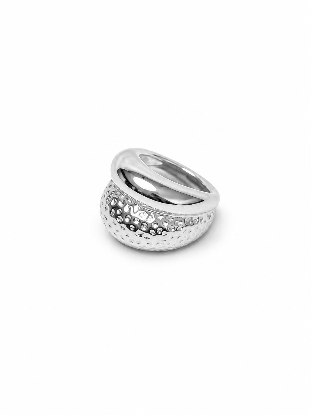 Ova ring silver