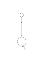 Lune hand chain silver