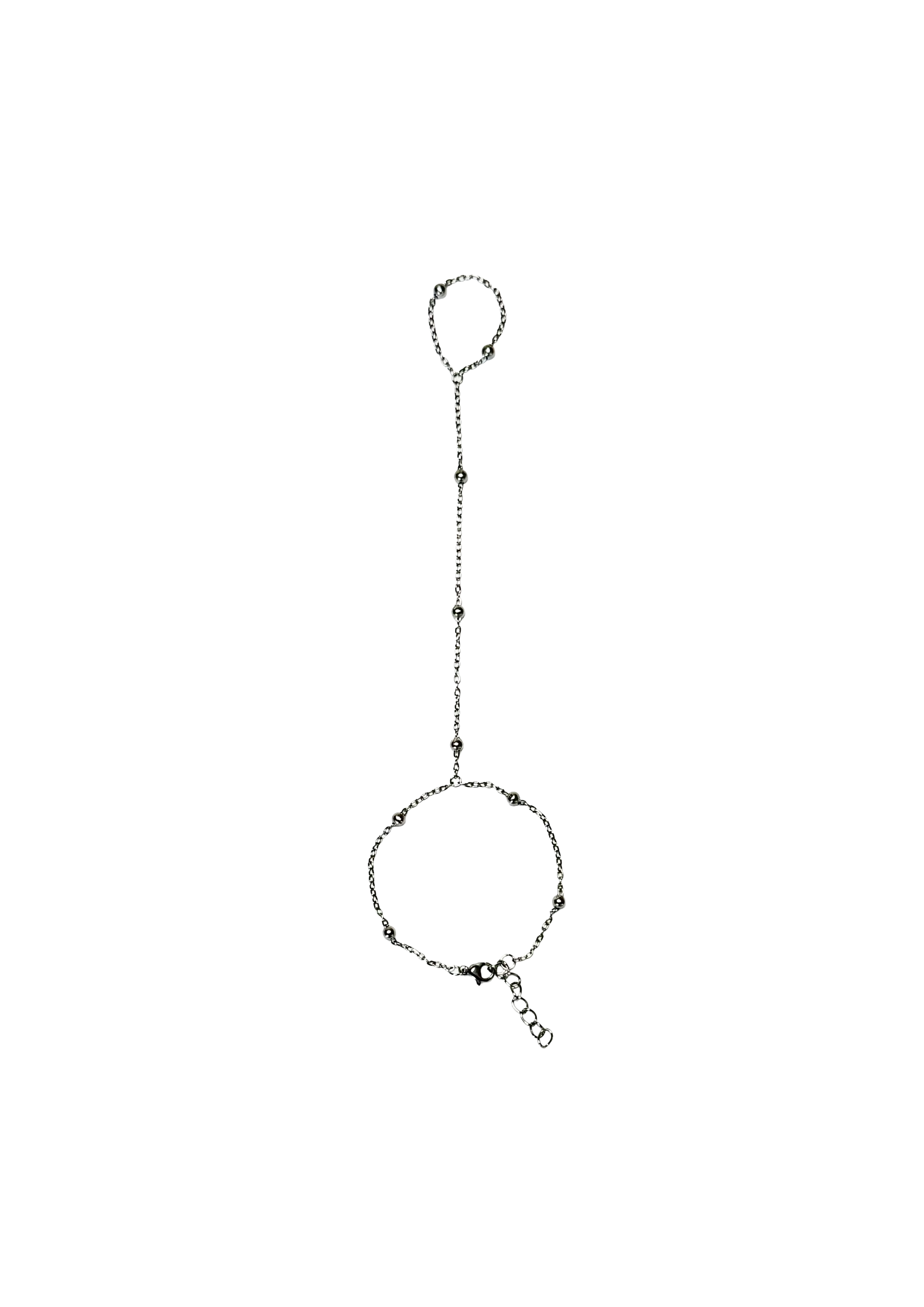 Lune hand chain silver