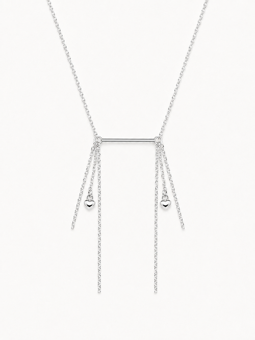 Bente necklace silver