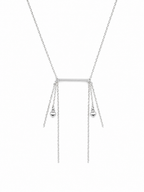Bente necklace silver