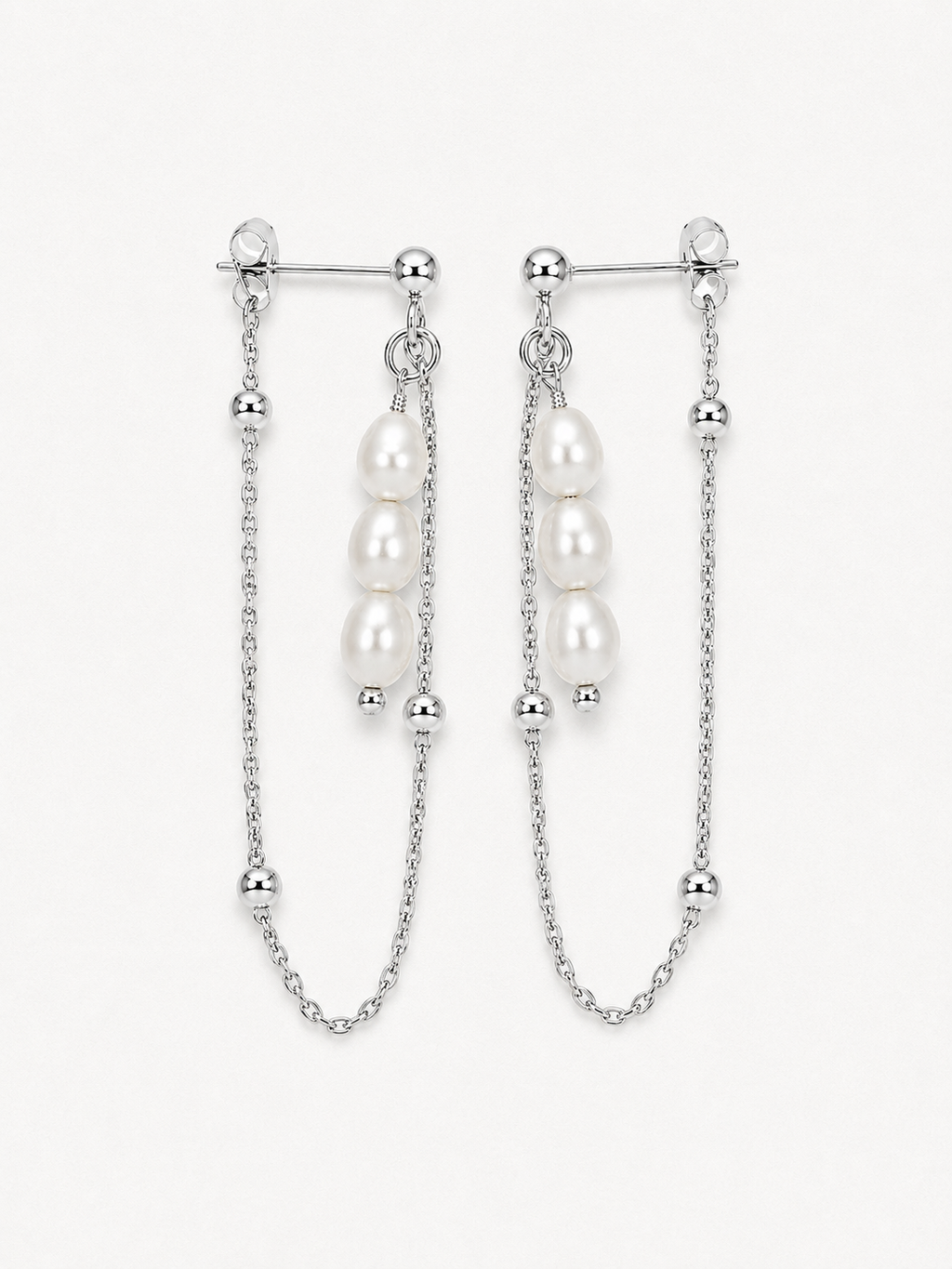 Els earrings silver