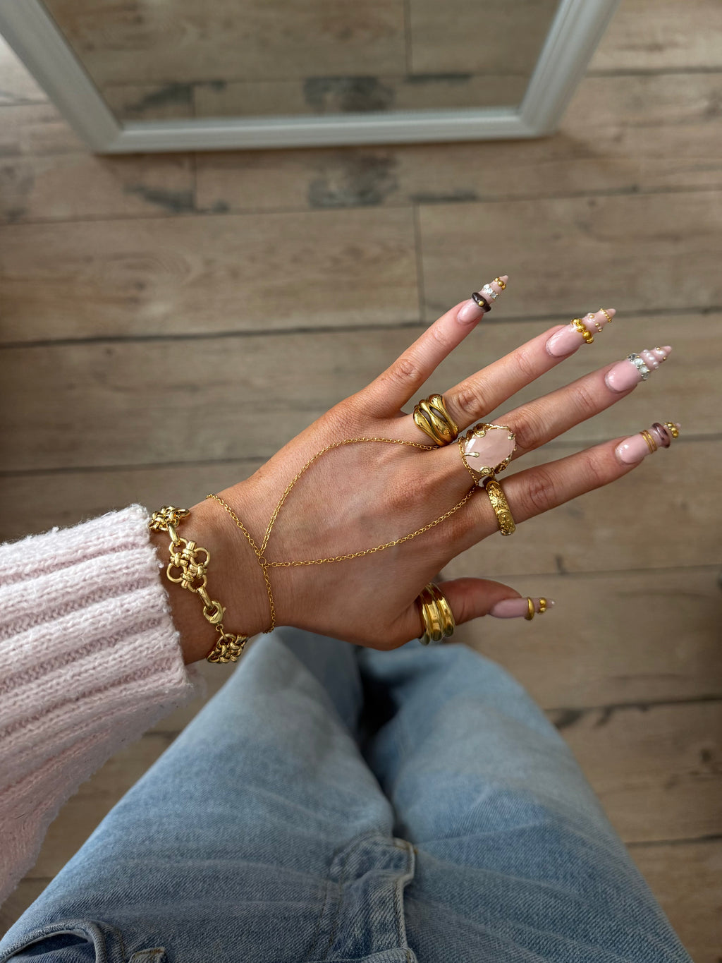 Lyris ring rose